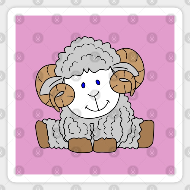 Grey Ram Sticker by Greylady2016